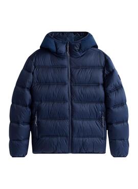 Veste à capuche Tommy Jeans Hooded Logo bleue pour homme