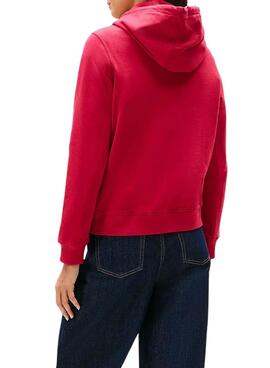 Sweatshirt Tommy Jeans Logo rouge pour femme