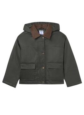 Veste cirée verte Mayoral pour fille