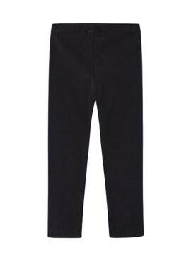 Collants basiques noirs Mayoral pour fille.