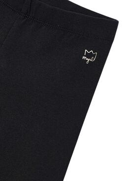 Collants basiques noirs Mayoral pour fille.