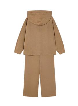 Ensemble Mayoral pantalon et pull camel pour fille