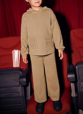 Ensemble Mayoral pantalon et pull camel pour fille