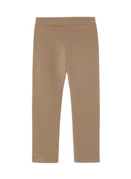 Collants en polaire camel Mayoral pour fille
