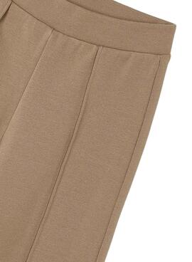 Collants en polaire camel Mayoral pour fille