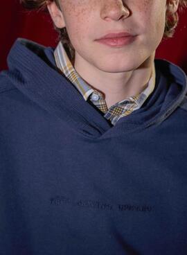 Sweatshirt Mayoral marine brodée pour garçon