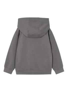 Sweat-shirt Mayoral imprimé en relief gris pour garçon