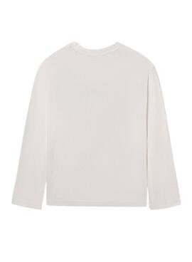T-shirt Mayoral interactif blanc pour garçon