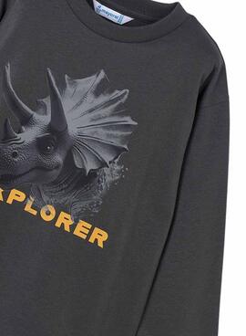 T-shirt Mayoral explorer gris pour garçon