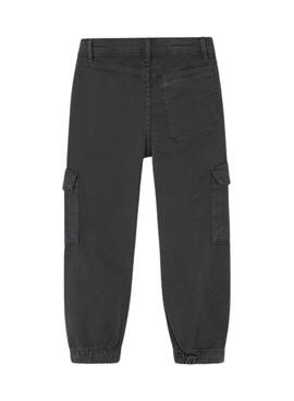 Pantalon Mayoral cargo gris pour garçon