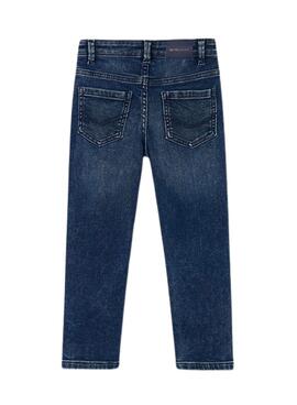 Pantalon en jean Mayoral Soft Blue Black pour enfant.