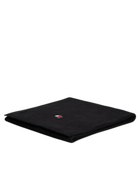 Écharpe en tricot noir pour homme Tommy Jeans Heritage
