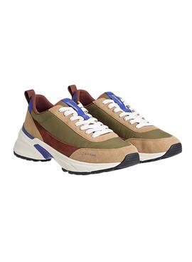 Sneakers Calvin Klein Hike Runner décontractées pour homme.