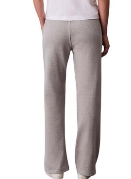 Pantalon de survêtement Calvin Klein Logo gris pour femme