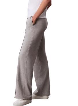 Pantalon de survêtement Calvin Klein Logo gris pour femme