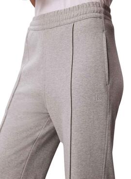 Pantalon de survêtement Calvin Klein Logo gris pour femme
