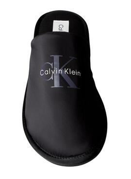 Chaussons Calvin Klein Monologue noir pour homme