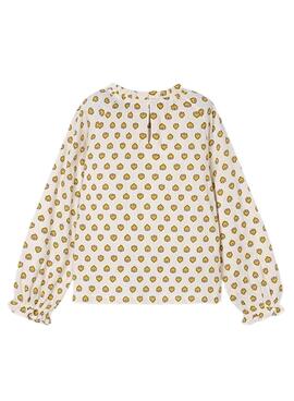 Chemise blanche en bambou pour fille Mayoral
