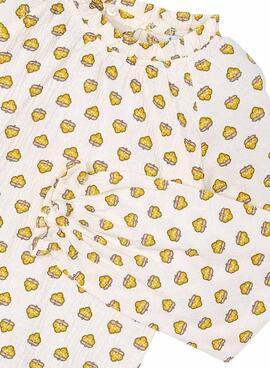 Chemise blanche en bambou pour fille Mayoral