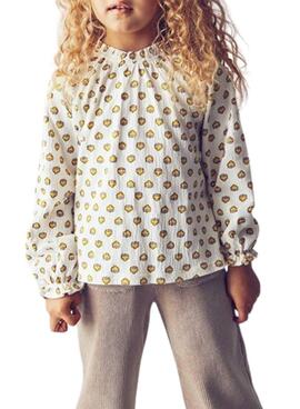 Chemise blanche en bambou pour fille Mayoral