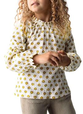 Chemise blanche en bambou pour fille Mayoral