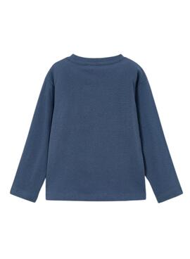 T-shirt Mayoral lettres de base bleue pour garçon