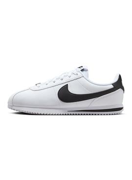 Chaussures Nike Cortez Kids blanc noir pour garçons et filles