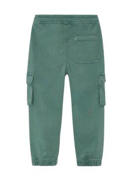 Pantalon cargo Mayoral soft verde pour garçon