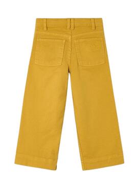 Pantalon Mayoral en serge jaune pour fille