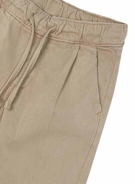 Pantalon chino Mayoral jogger tostado pour enfant.