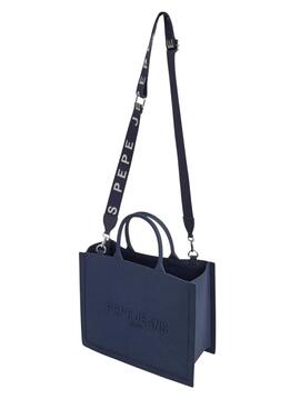 Sac à main Pepe Jeans Gabrielle en caoutchouc marine pour femme