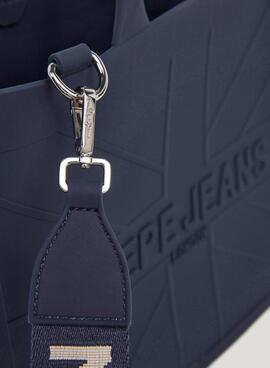 Sac à main Pepe Jeans Gabrielle en caoutchouc marine pour femme