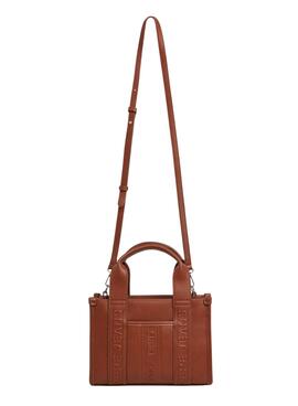 Sac Pepe Jeans Zadie rectangulaire marron pour femme