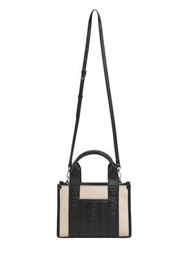 Sac Pepe Jeans Zadie rectangulaire bicolore pour femme