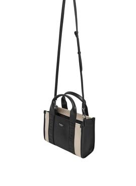 Sac Pepe Jeans Zadie rectangulaire bicolore pour femme