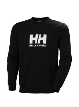 Sweat à capuche Helly Hansen HH Logo noir pour homme.