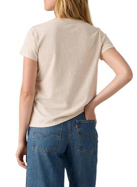 T-shirt Levi's Perfect beige pour femme