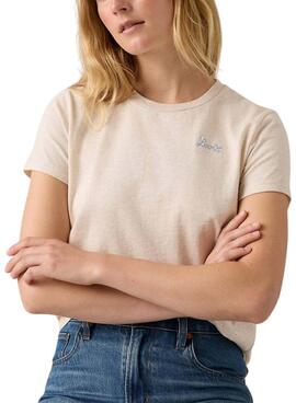 T-shirt Levi's Perfect beige pour femme