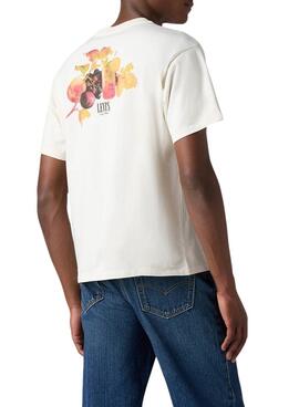 T-shirt Levi's Graphic Vintage beige pour homme