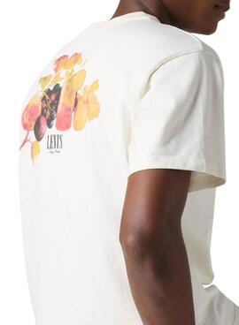 T-shirt Levi's Graphic Vintage beige pour homme