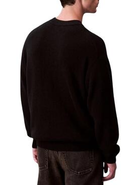 Maillot Calvin Klein Waffle noir pour homme