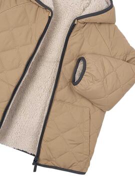 Manteau réversible en peau de mouton Mayoral pour garçon