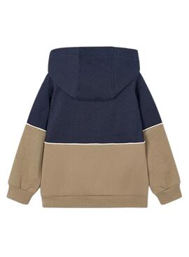 Sweat-shirt Mayoral marine contrasté pour garçon