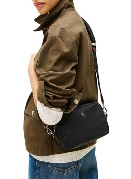 Sac Tommy Hilfiger en bandoulière Popette noir pour femme