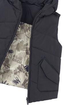 Gilet réversible gris Mayoral pour garçon