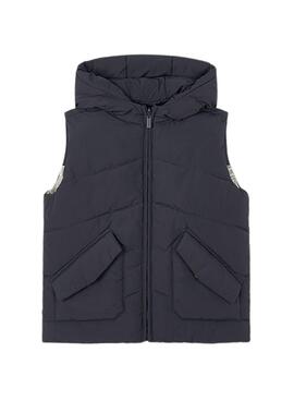 Gilet réversible gris Mayoral pour garçon