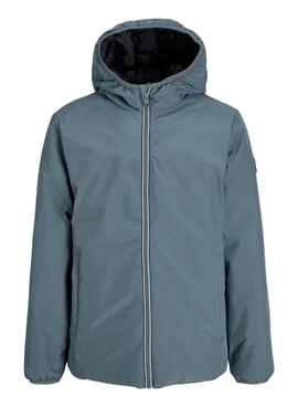 Veste Jack and Jones Brook réversible gris enfant