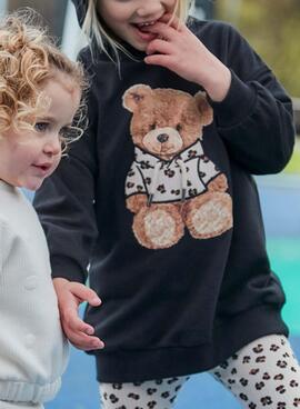Robe à capuche en velours Mayoral pour fille
