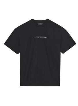 T-shirt Mayoral en relieve negro para niño