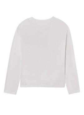T-shirt Mayoral en relief nomade blanc pour enfant